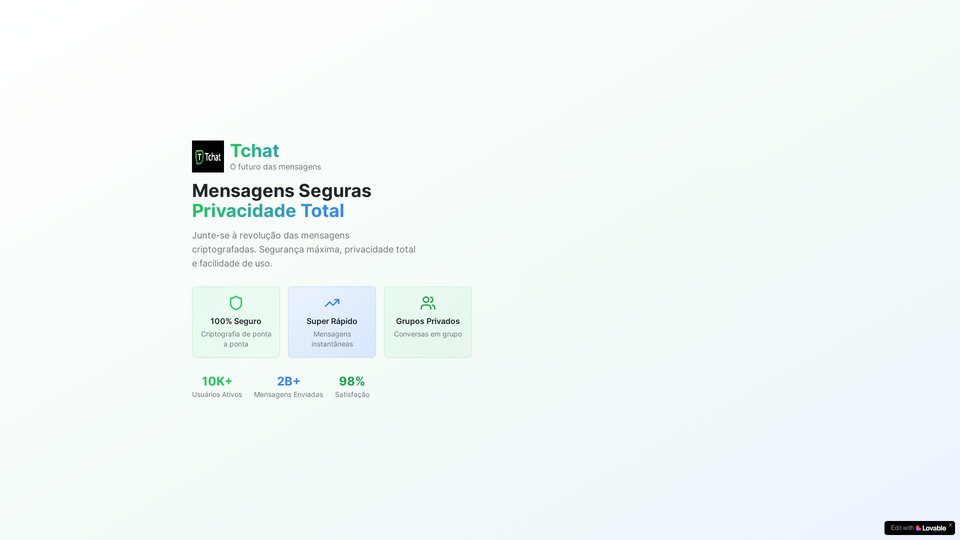 website screenshot of https://tchat.lat/