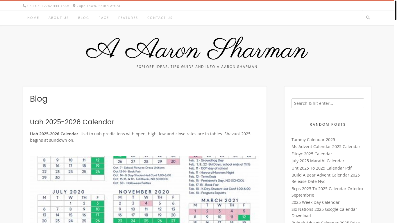 website screenshot of https://aaaronsharman.pages.dev/