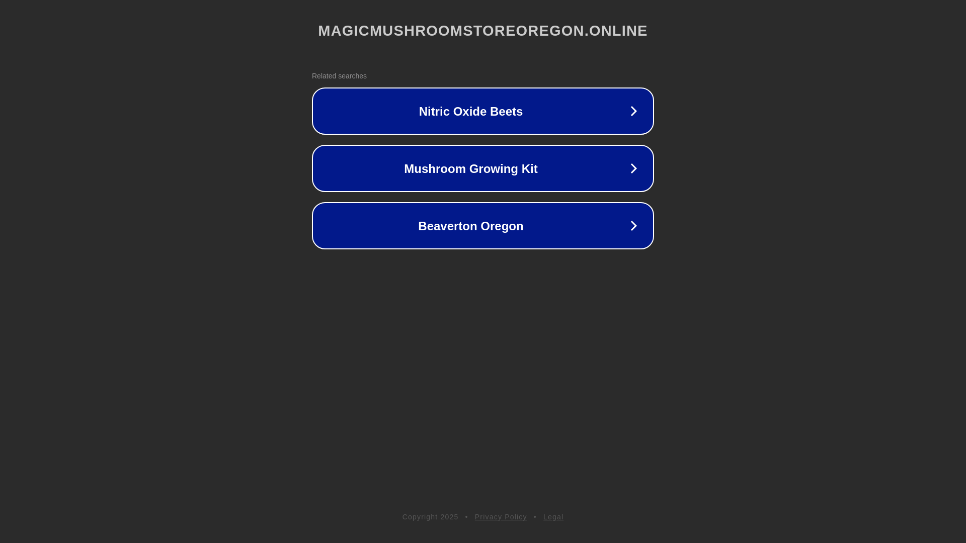 website screenshot of https://magicmushroomstoreoregon.online/