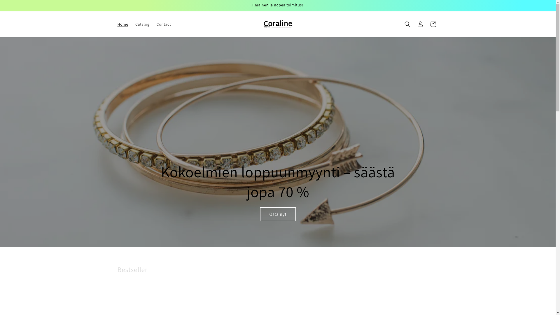 website screenshot of https://coraline-designs.com/
