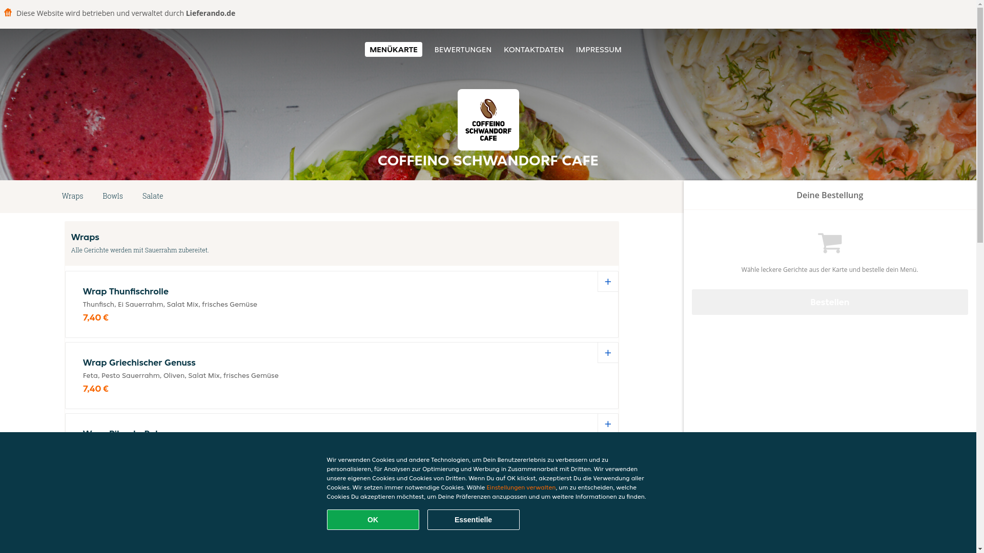 website screenshot of https://coffeinoschwandorfcafe-schwandorf.de/