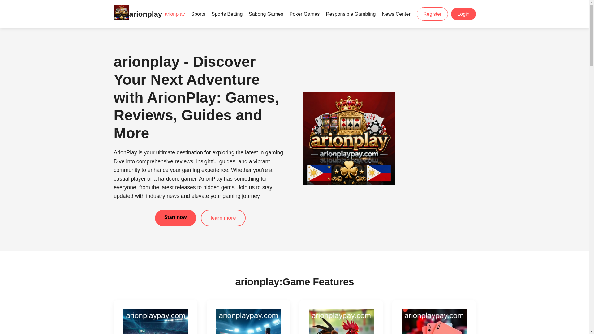 website screenshot of https://arionplaypay.com/