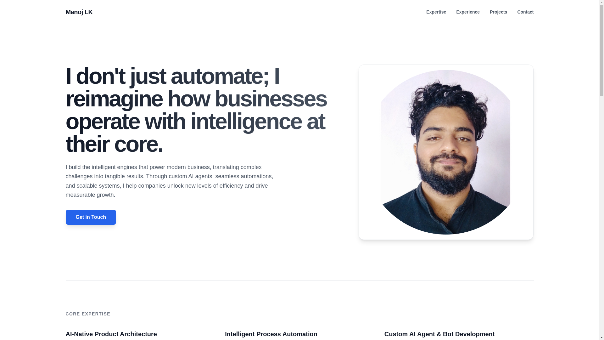 website screenshot of https://manoj-2ww.pages.dev/