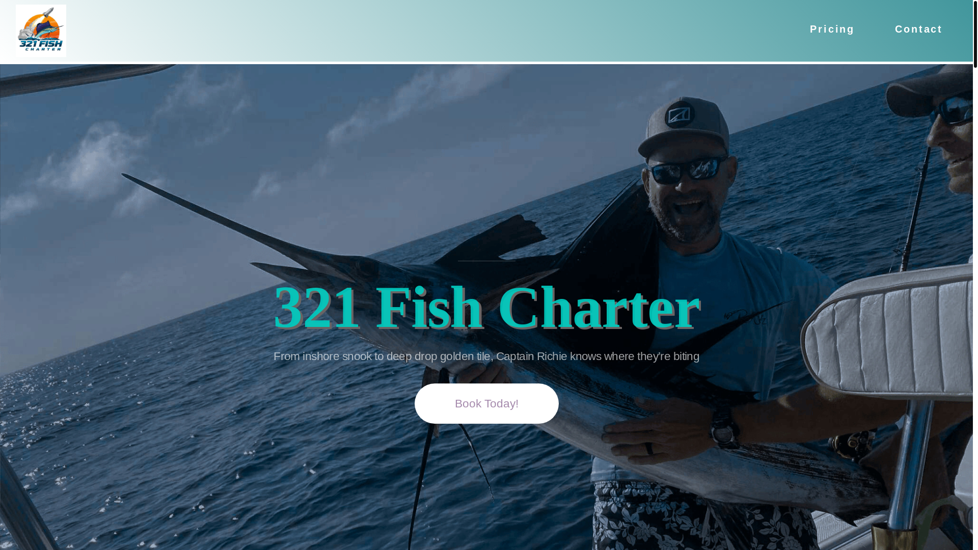 website screenshot of https://321fishcharter.com/