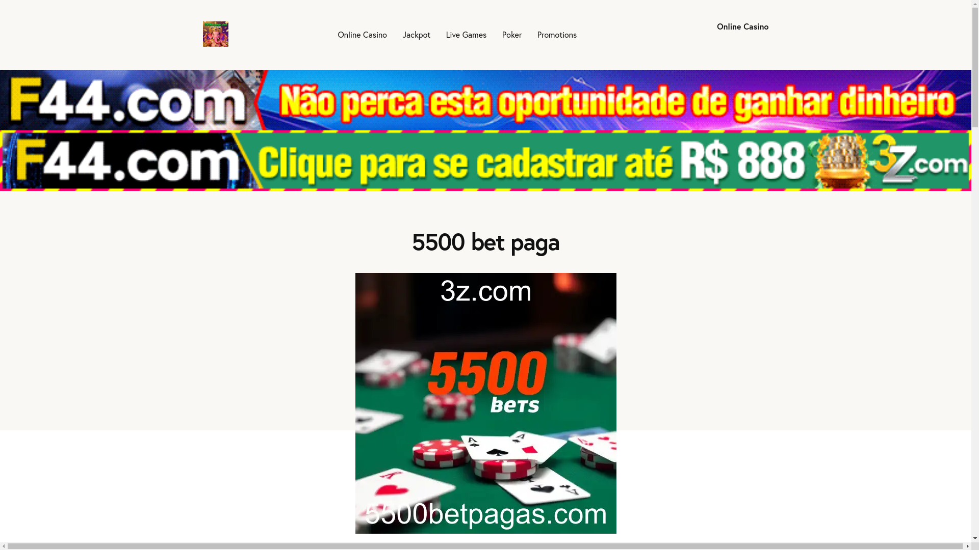 website screenshot of https://5500betpagas.com/