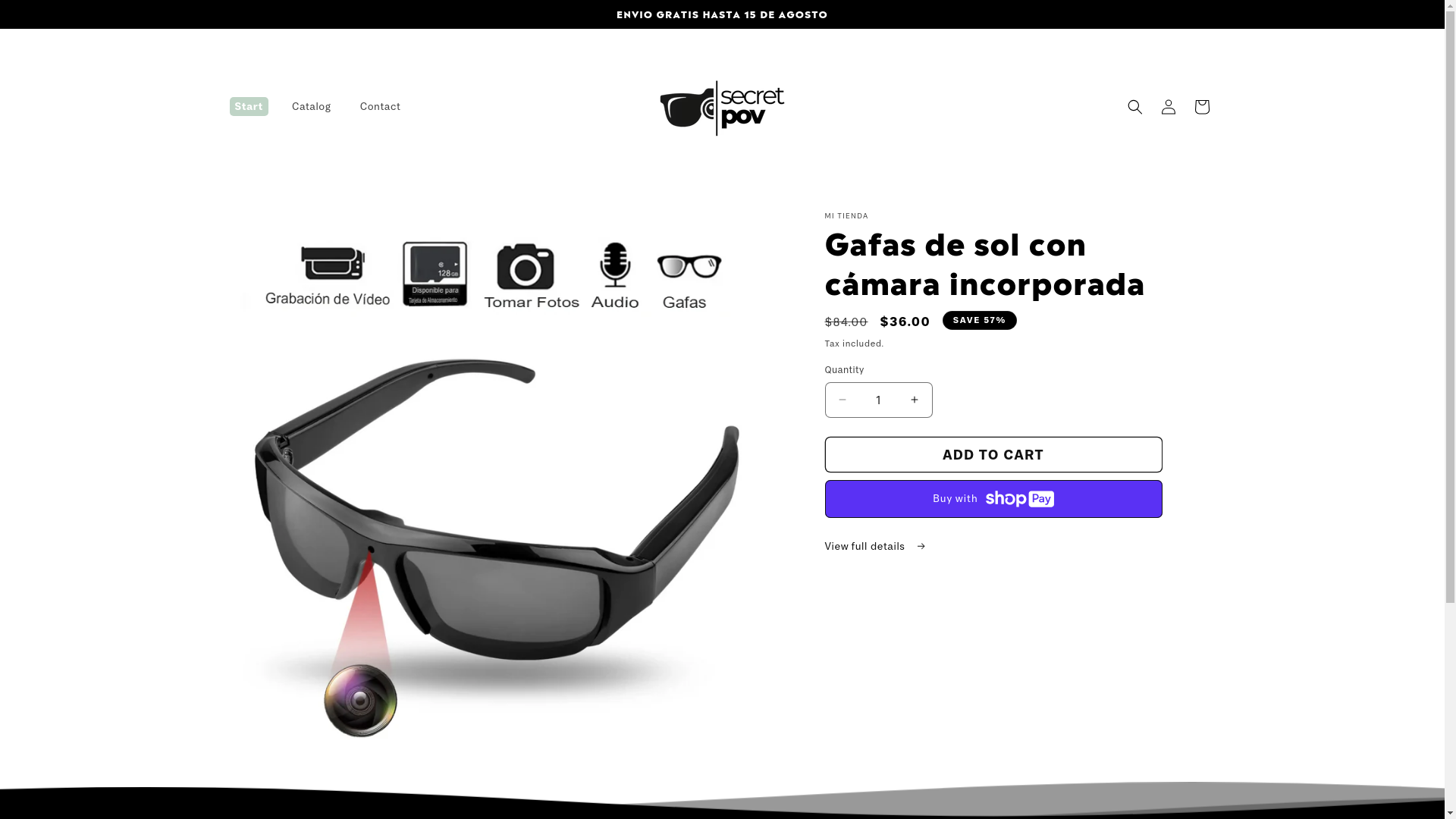 website screenshot of https://secretpov.shop/
