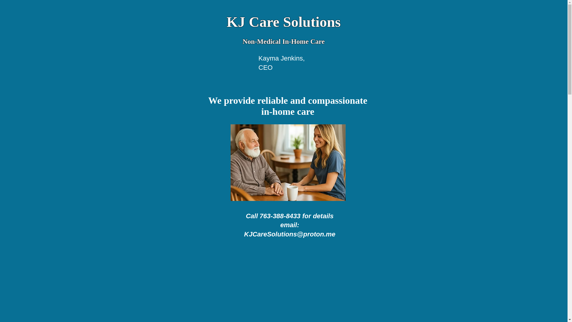 website screenshot of https://kjcaresolutions.com/