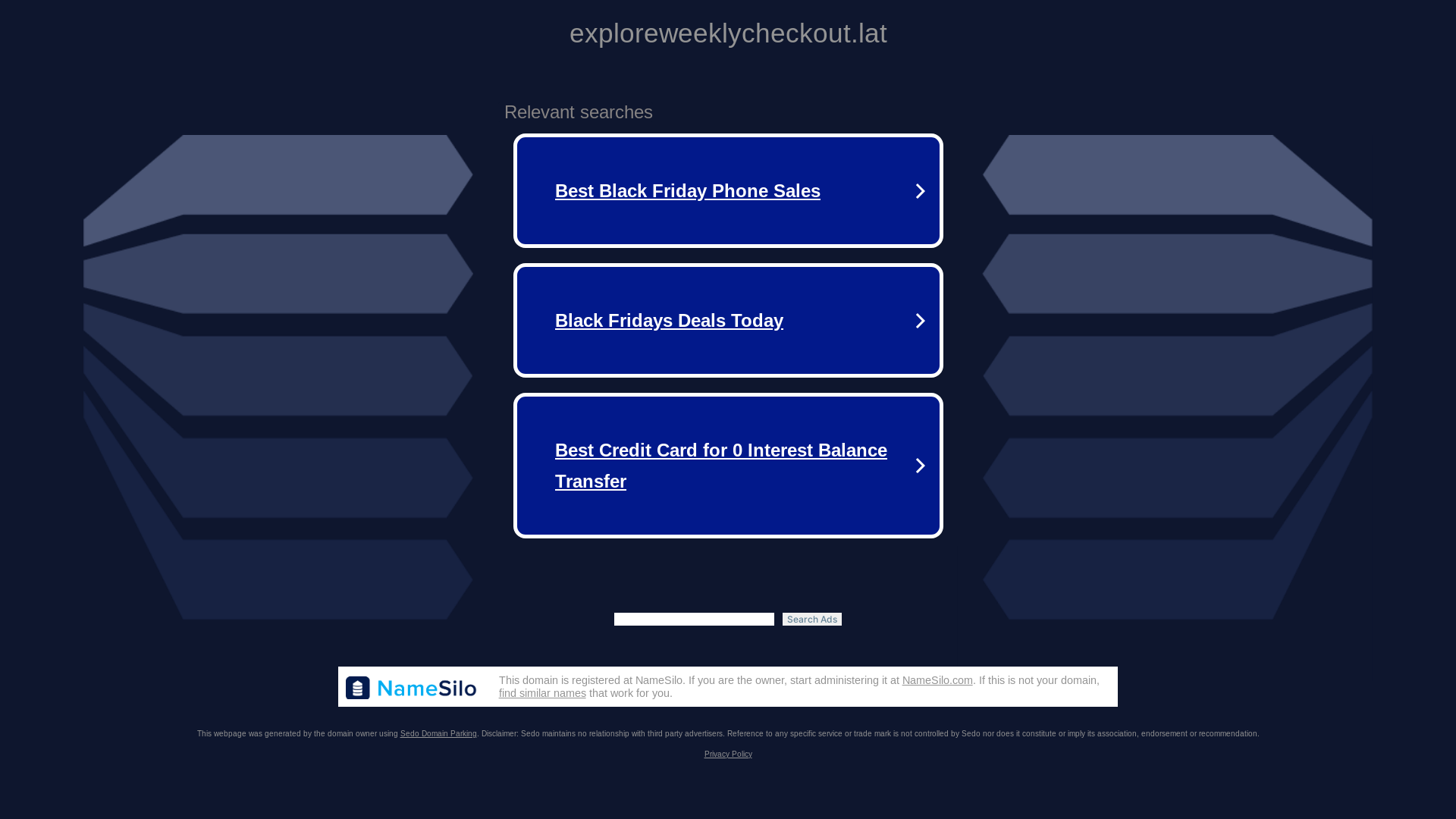 website screenshot of https://exploreweeklycheckout.lat/