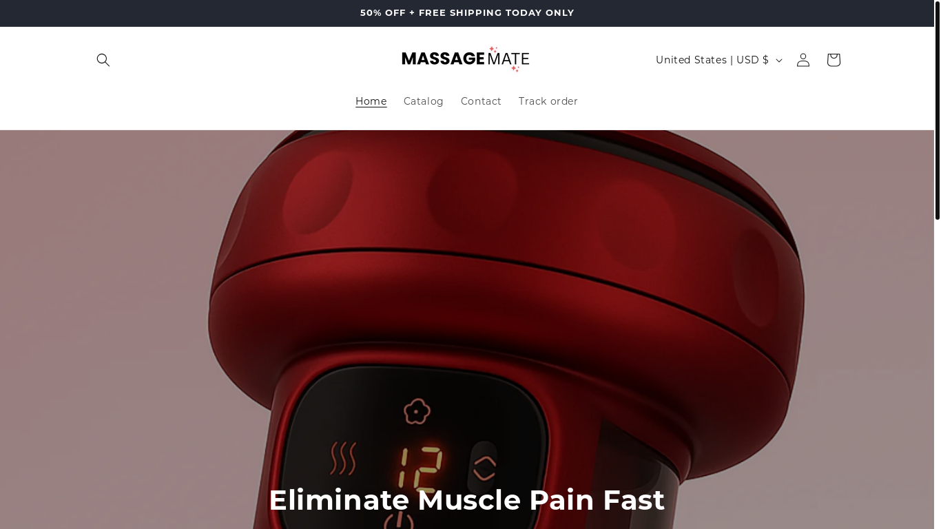 website screenshot of https://massagemate.org/