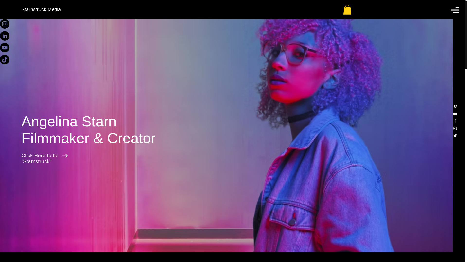 website screenshot of https://starnstruckmedia.com/