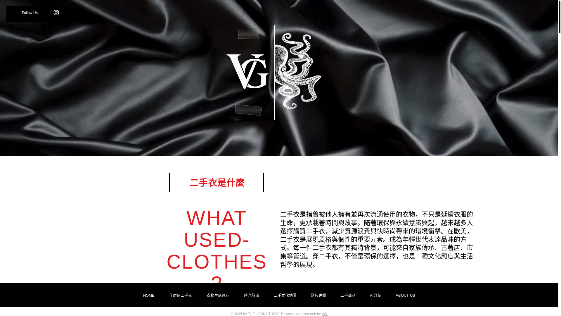 website screenshot of https://vintaglofashion.com/