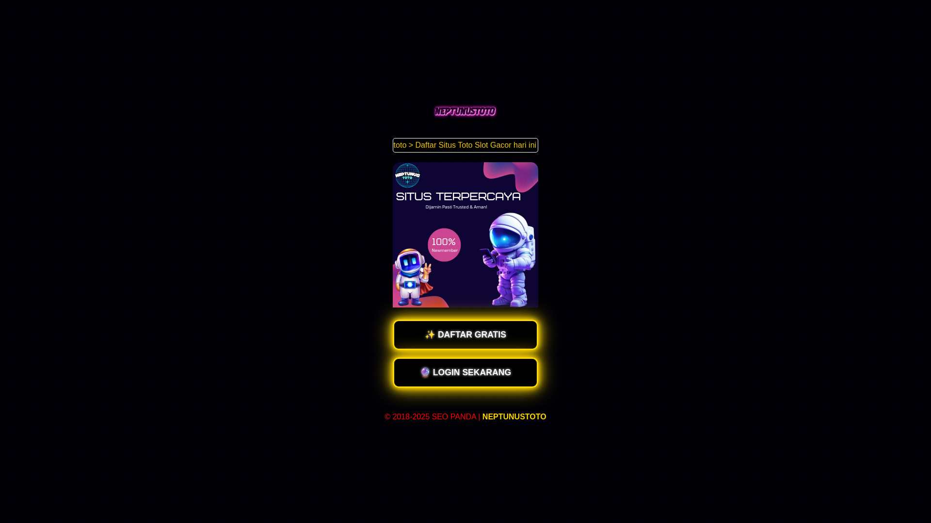website screenshot of https://pandaneptunus.pages.dev/