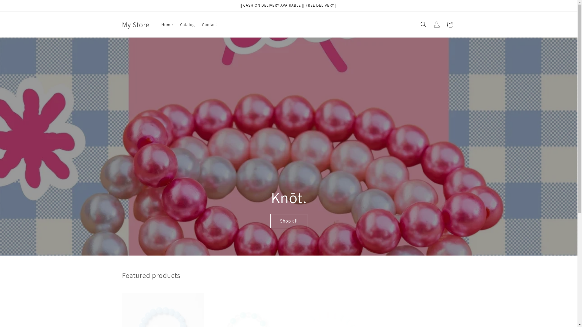 website screenshot of https://bellaknot.shop/