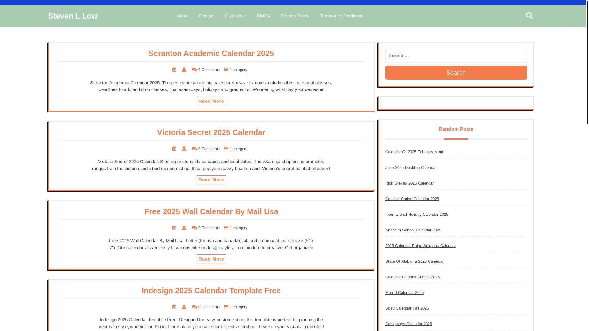 website screenshot of https://stevenllowl.pages.dev/