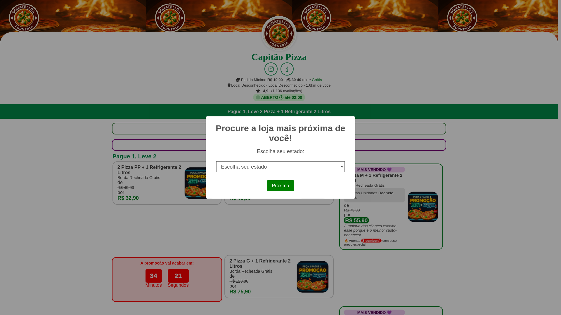 website screenshot of https://donatellos-pizza-premium.pages.dev/