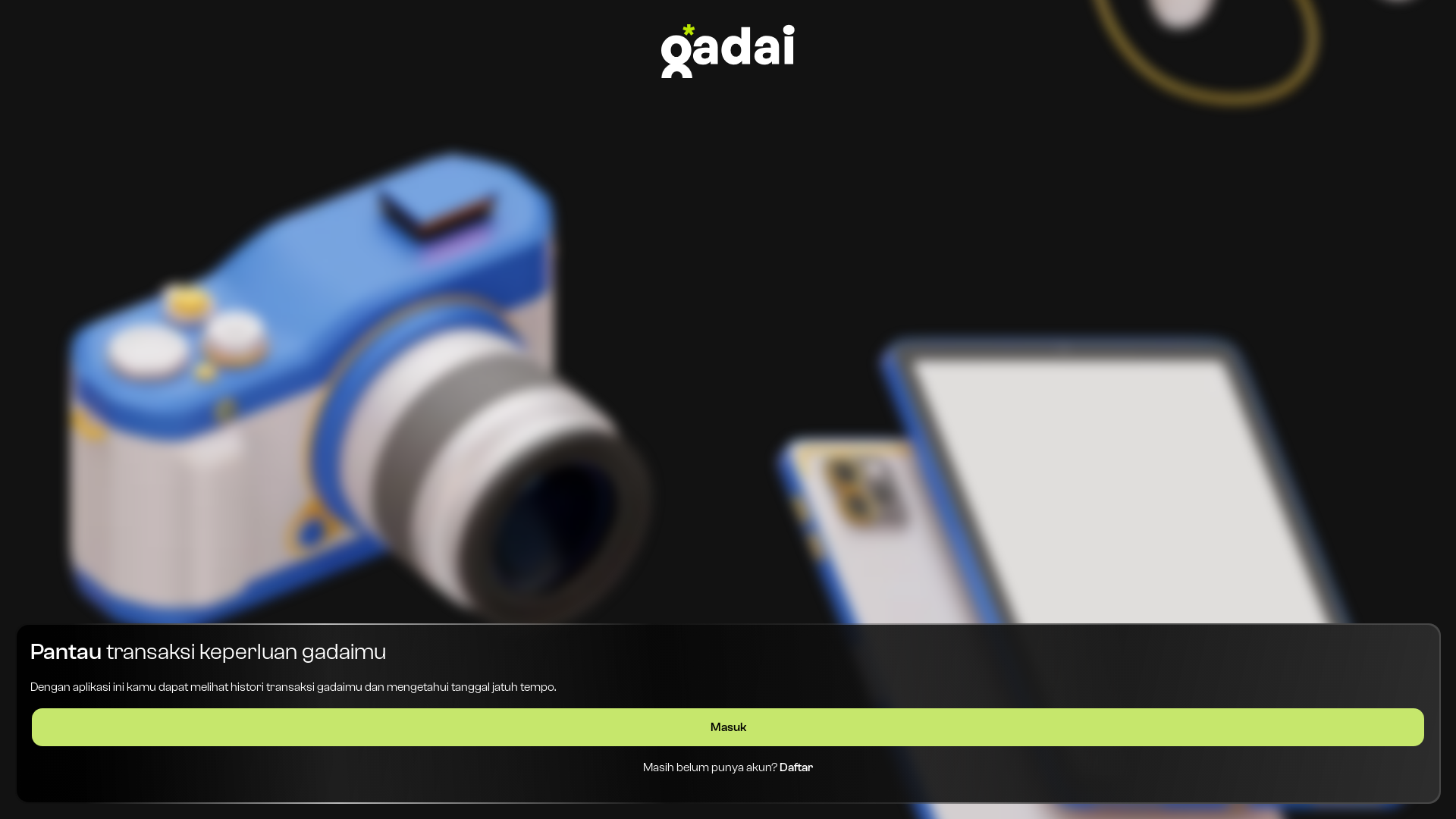 website screenshot of https://gadai-member.pages.dev/