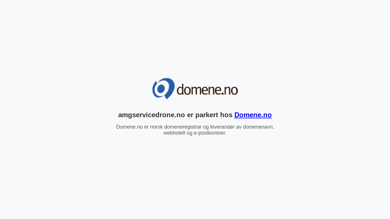 website screenshot of https://amgservicedrone.no/