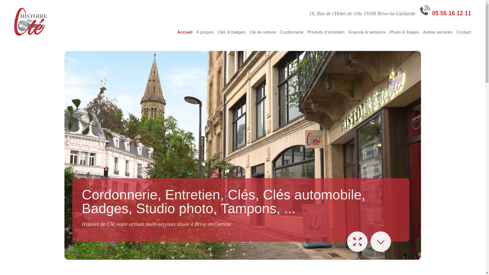 website screenshot of https://histoire-de-cle.com/