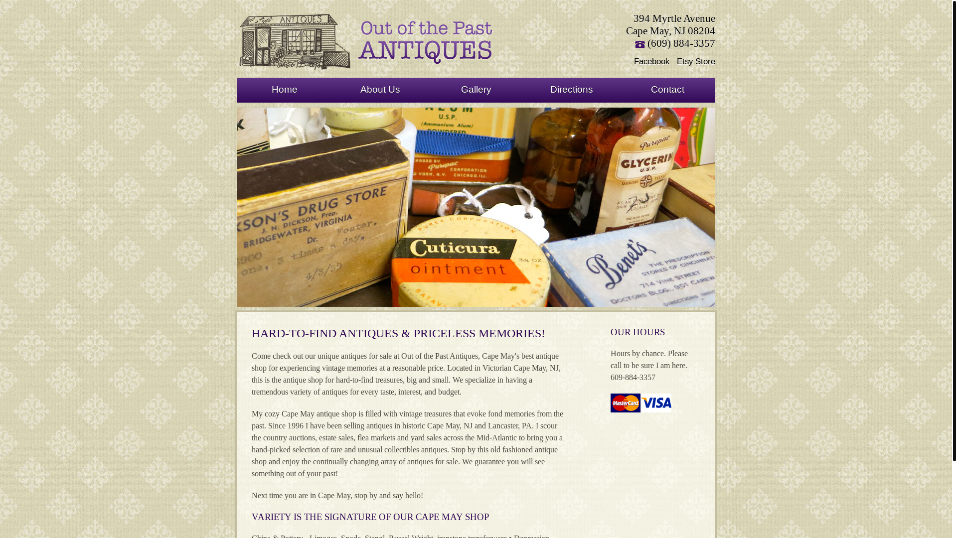 website screenshot of https://outofthepastcm.com/