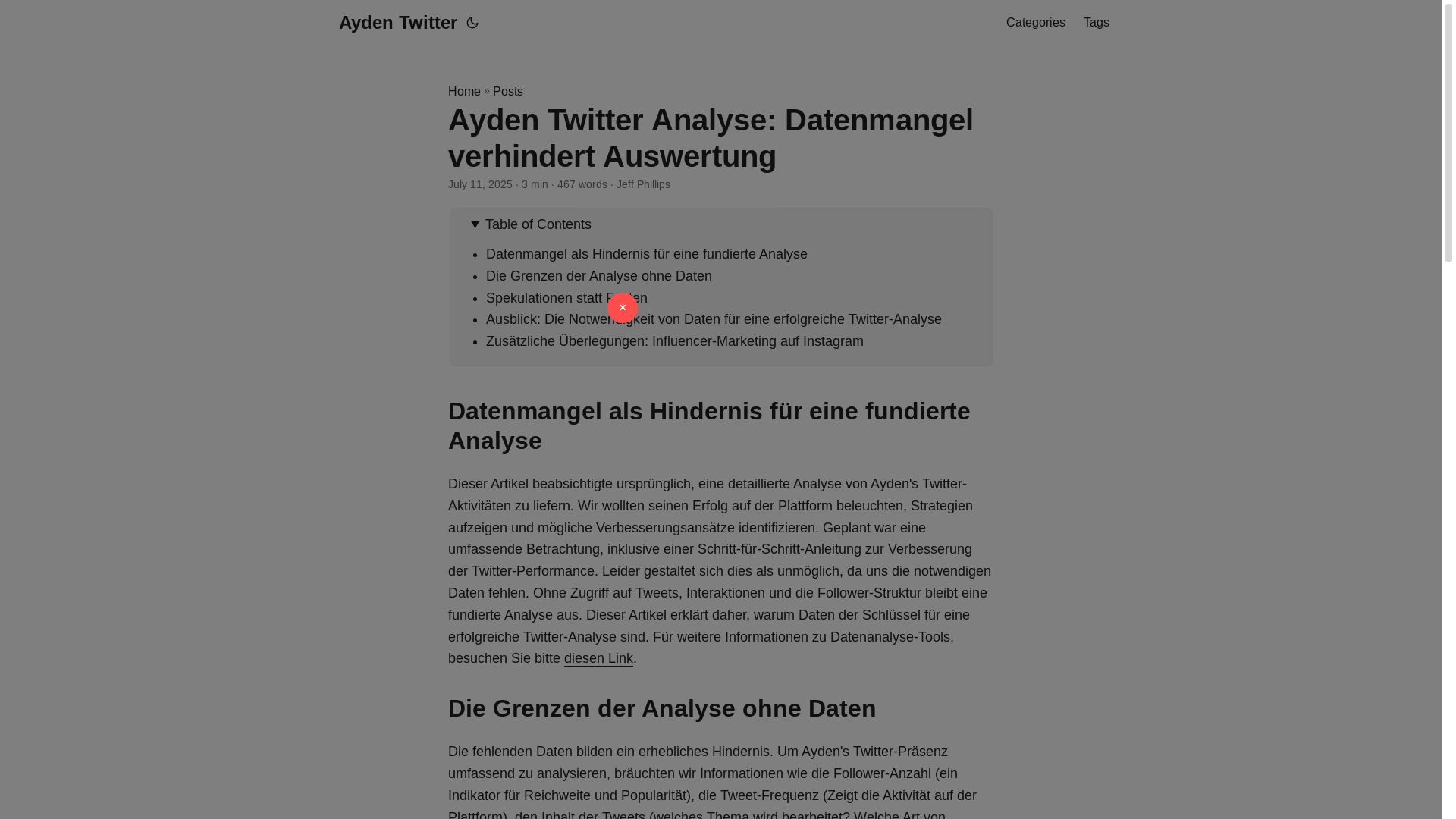 website screenshot of https://ayden-twitter.pages.dev/