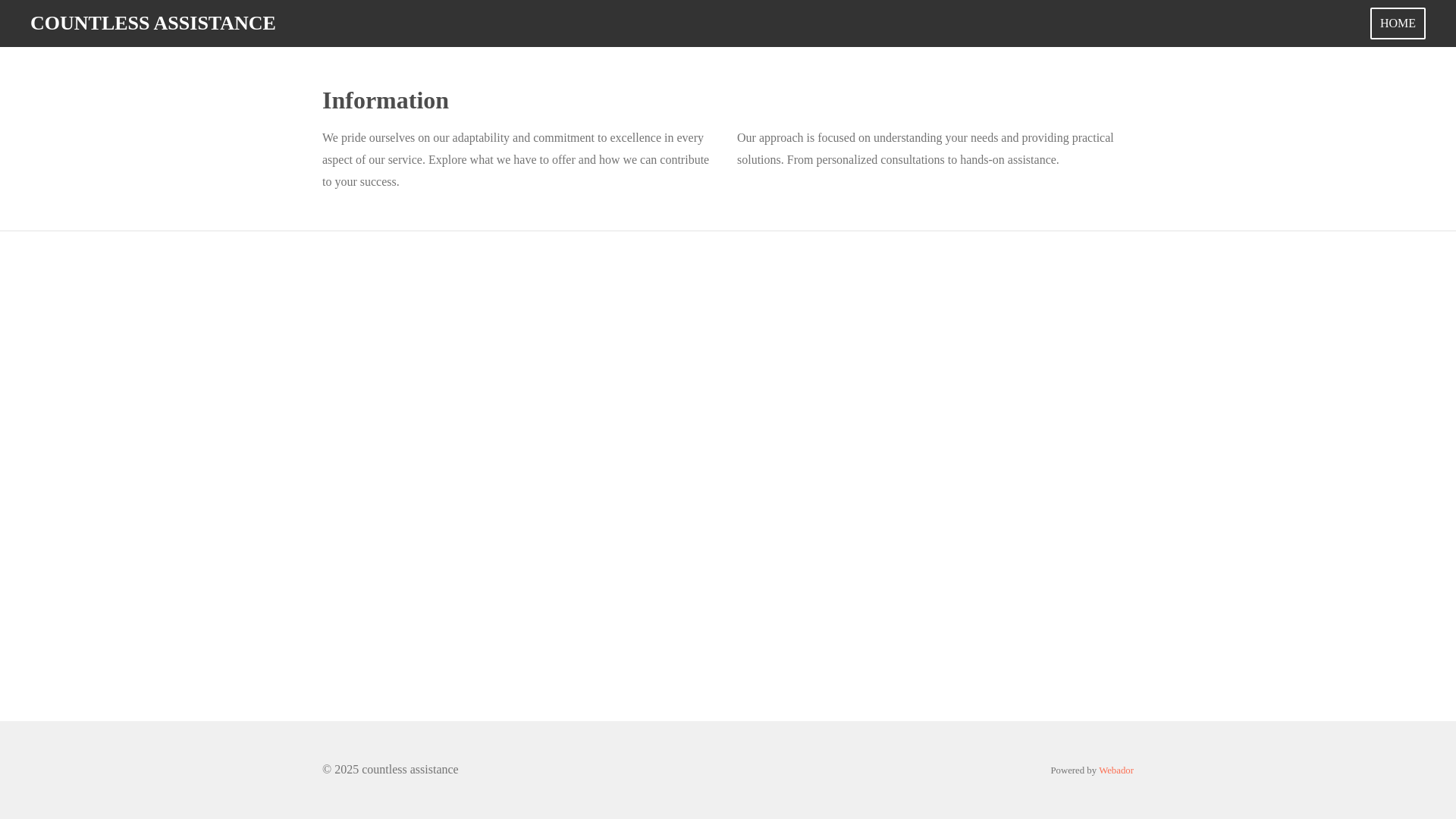 website screenshot of https://countlessassistancepart2.com/