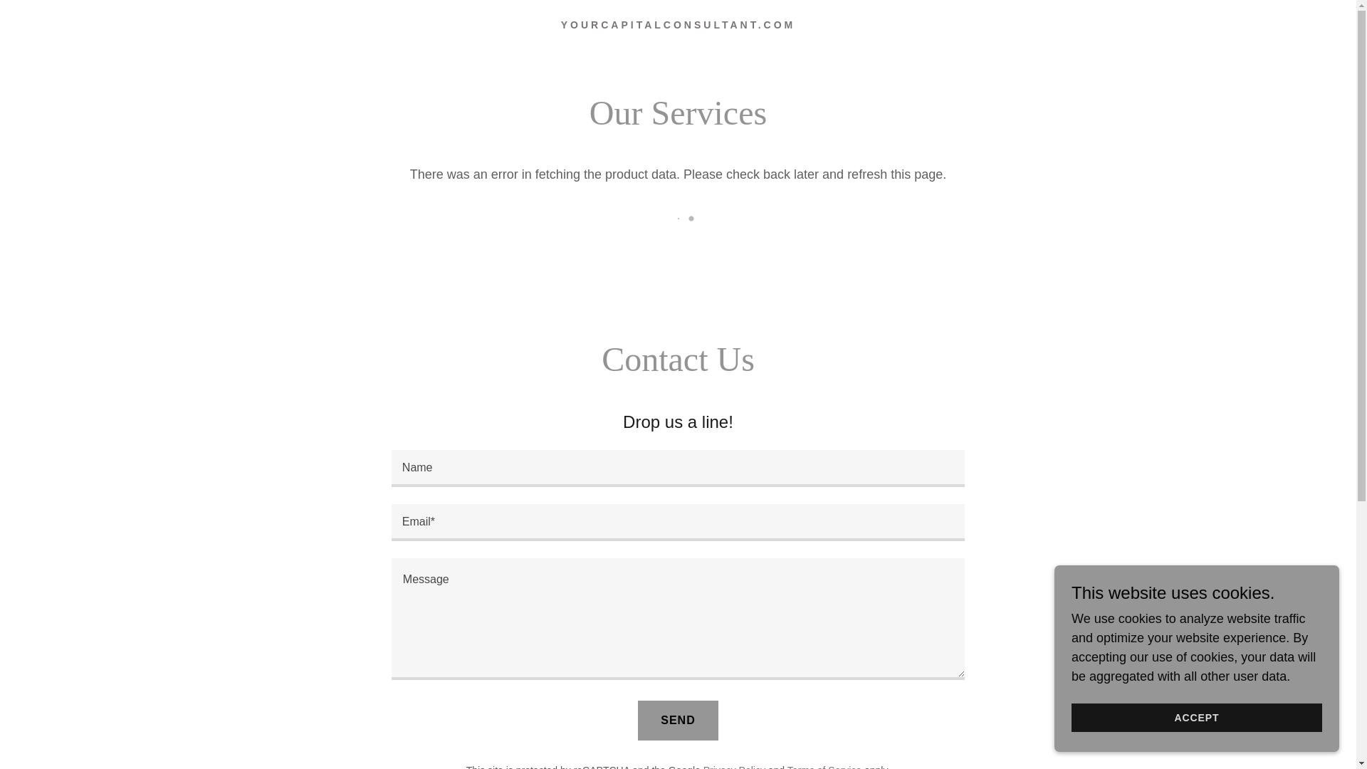 website screenshot of https://yourcapitalconsultant.com/