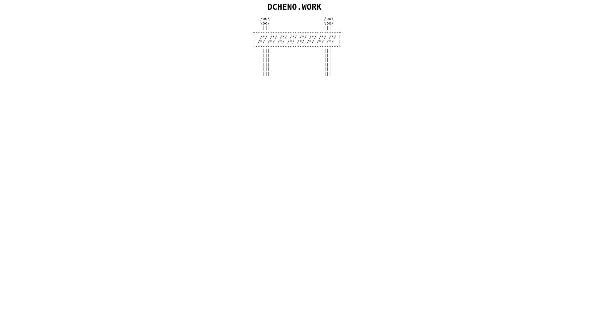 website screenshot of https://dcheno-work.pages.dev/