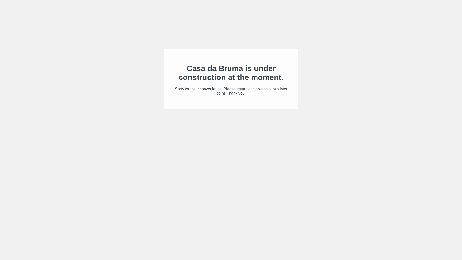 website screenshot of https://acasadabruma.com/