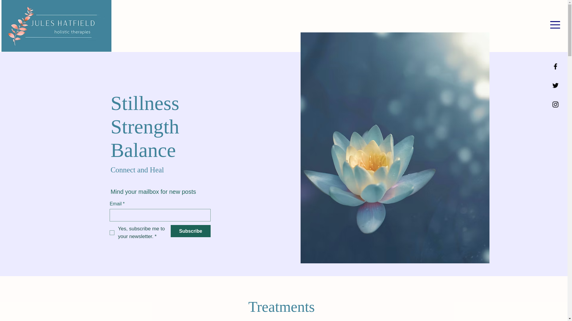 website screenshot of https://julesholistictherapies.co.uk/