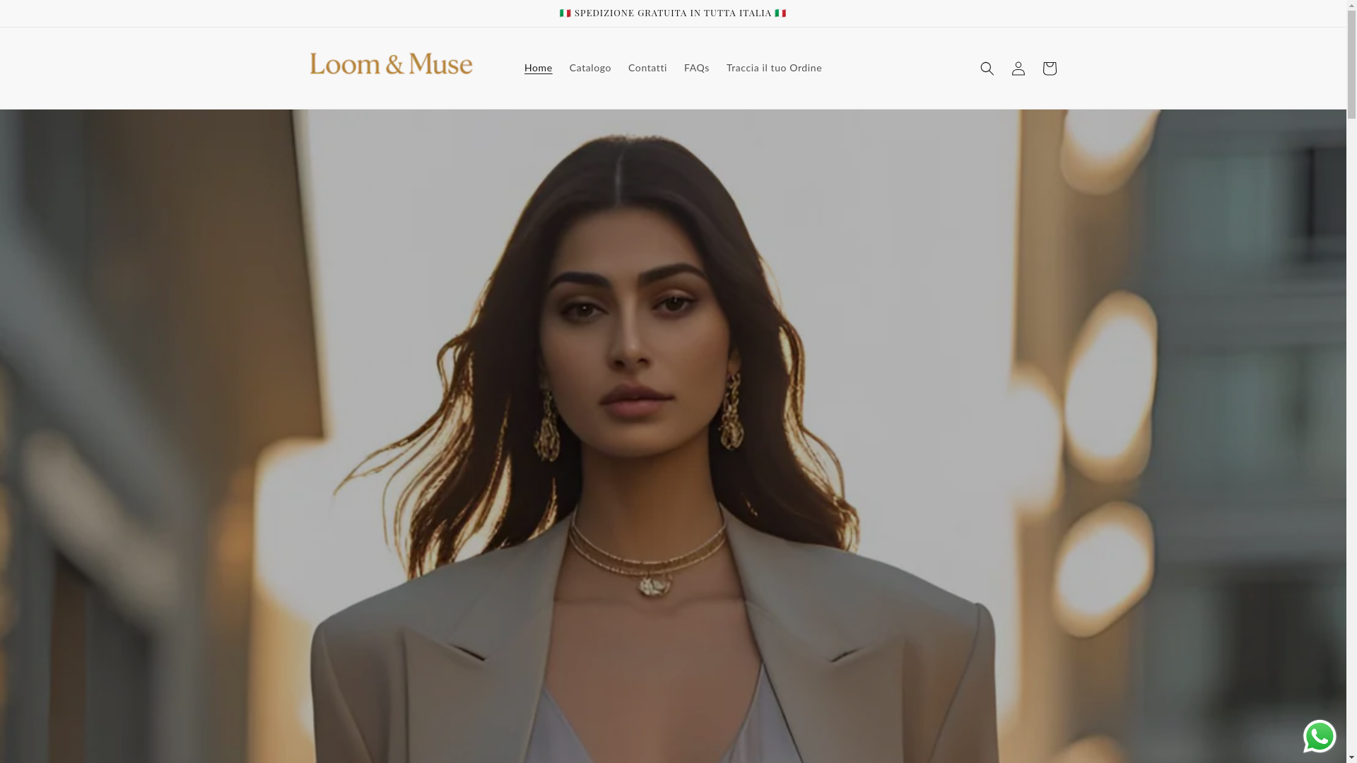 website screenshot of https://loomandmuse.com/