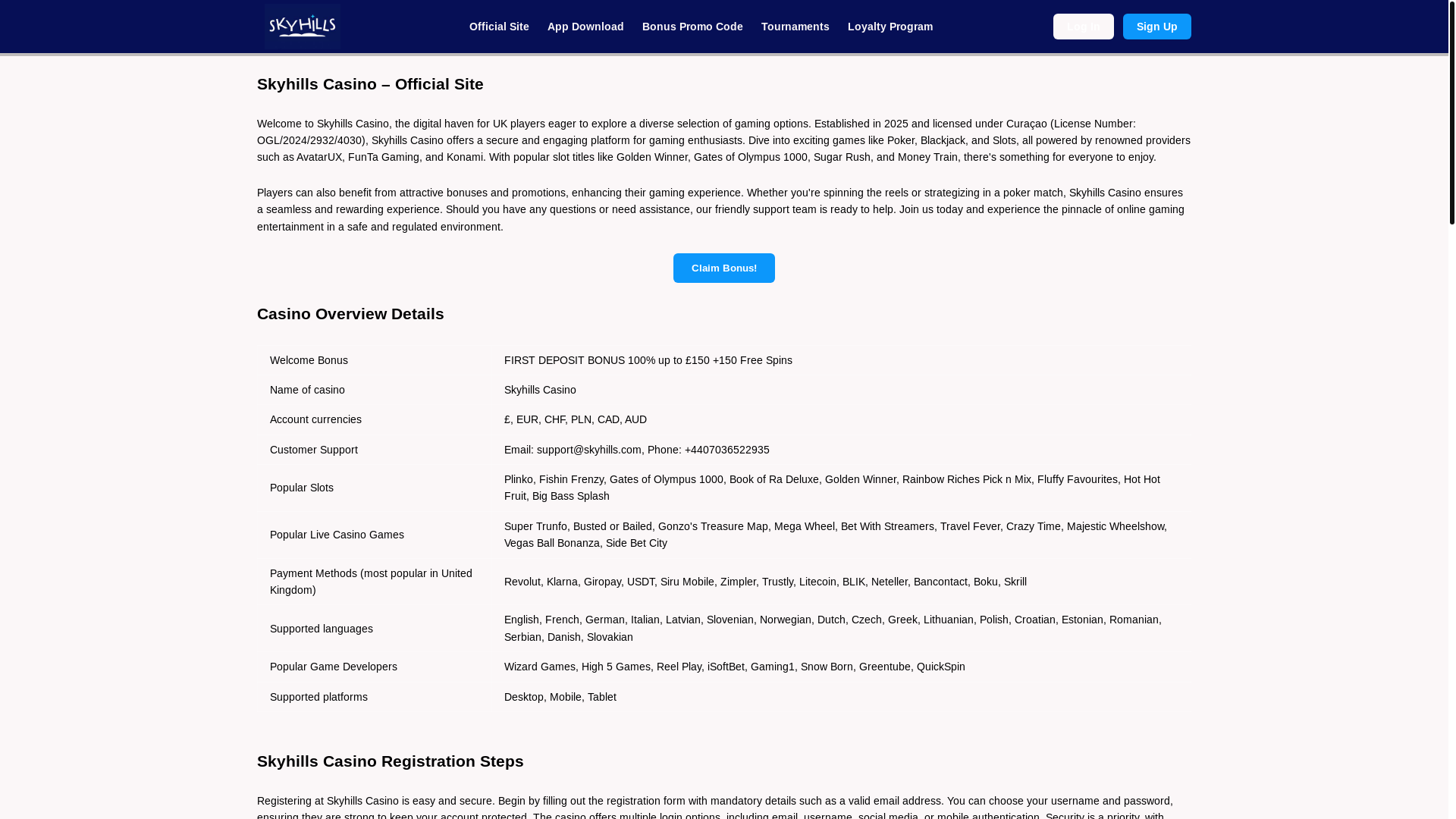 website screenshot of https://skyhills-casino-me-uk.pages.dev/