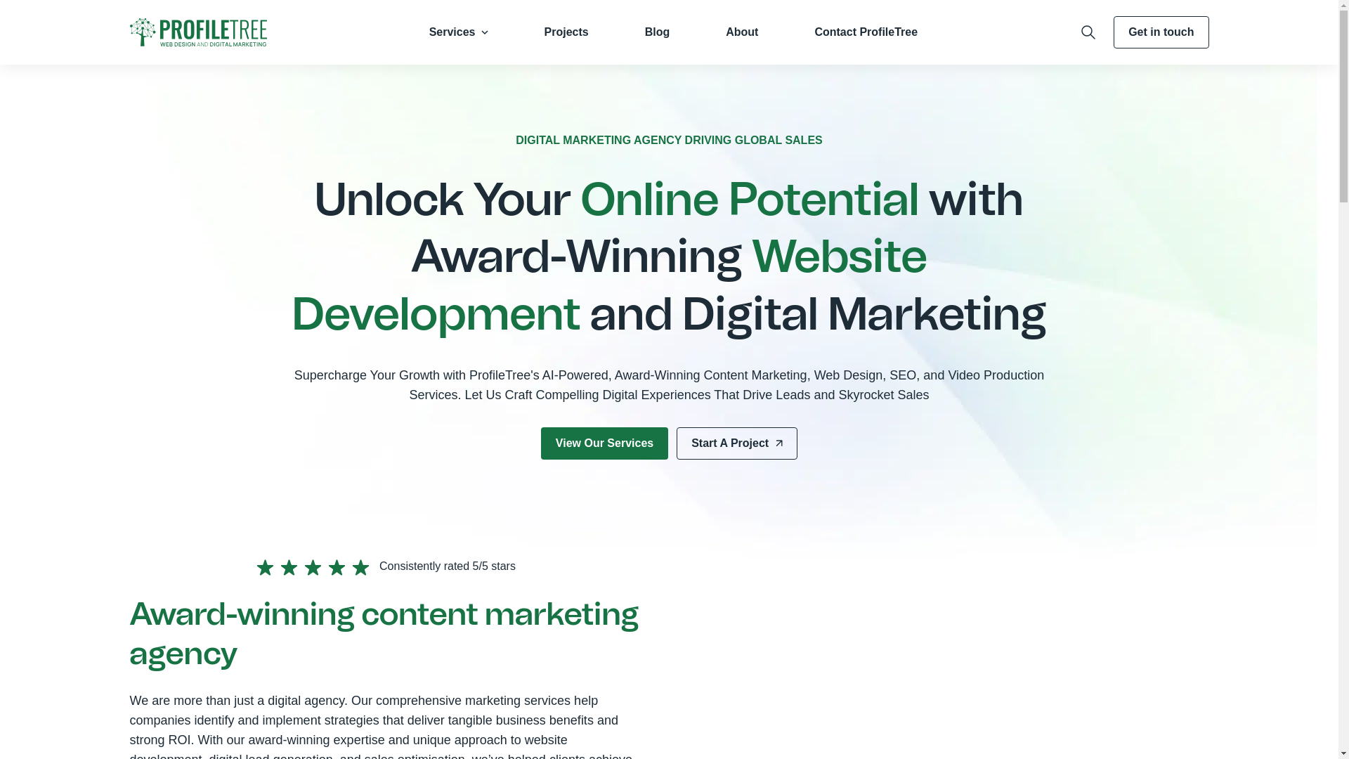 website screenshot of https://thinkwebsite.org/