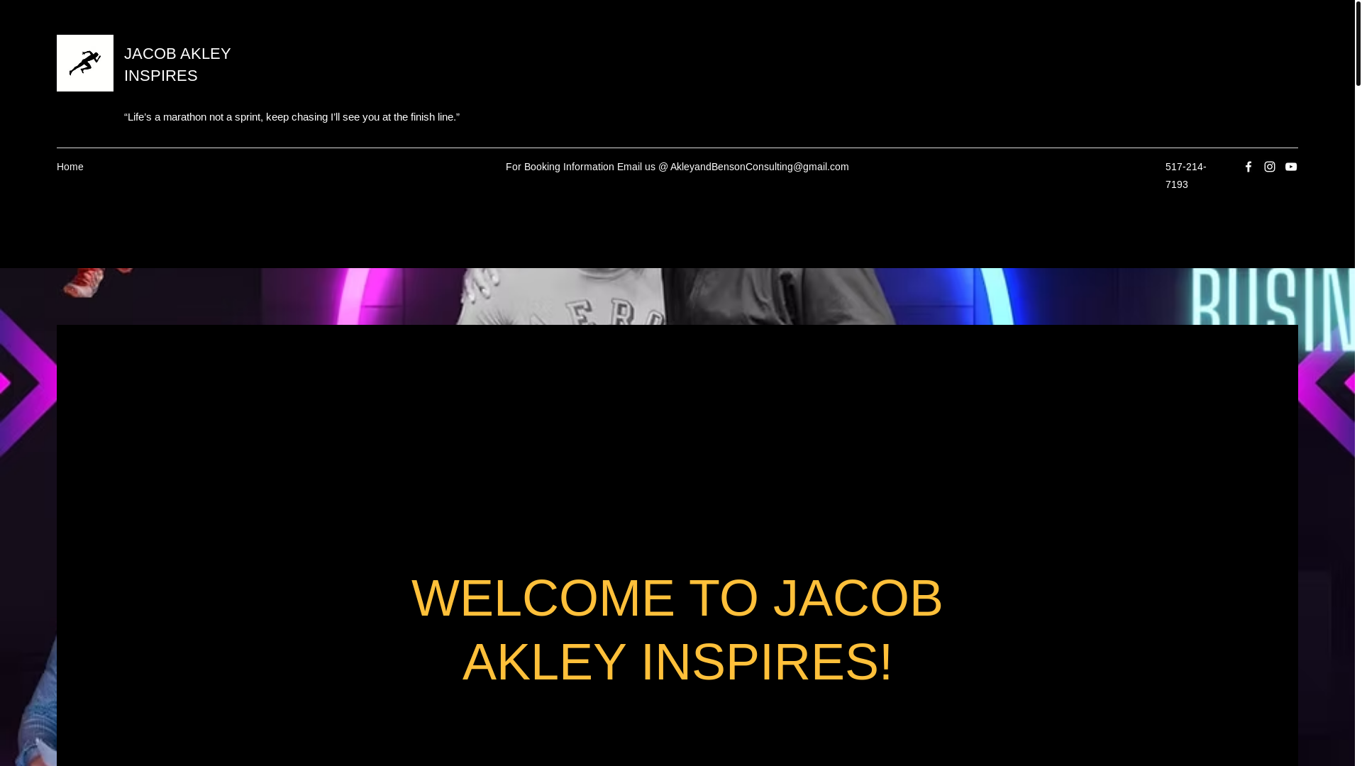 website screenshot of https://jacobakleyinspires.com/
