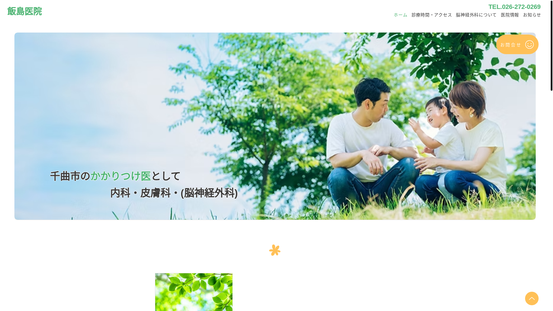 website screenshot of https://iijima-cranial-nerves.com/