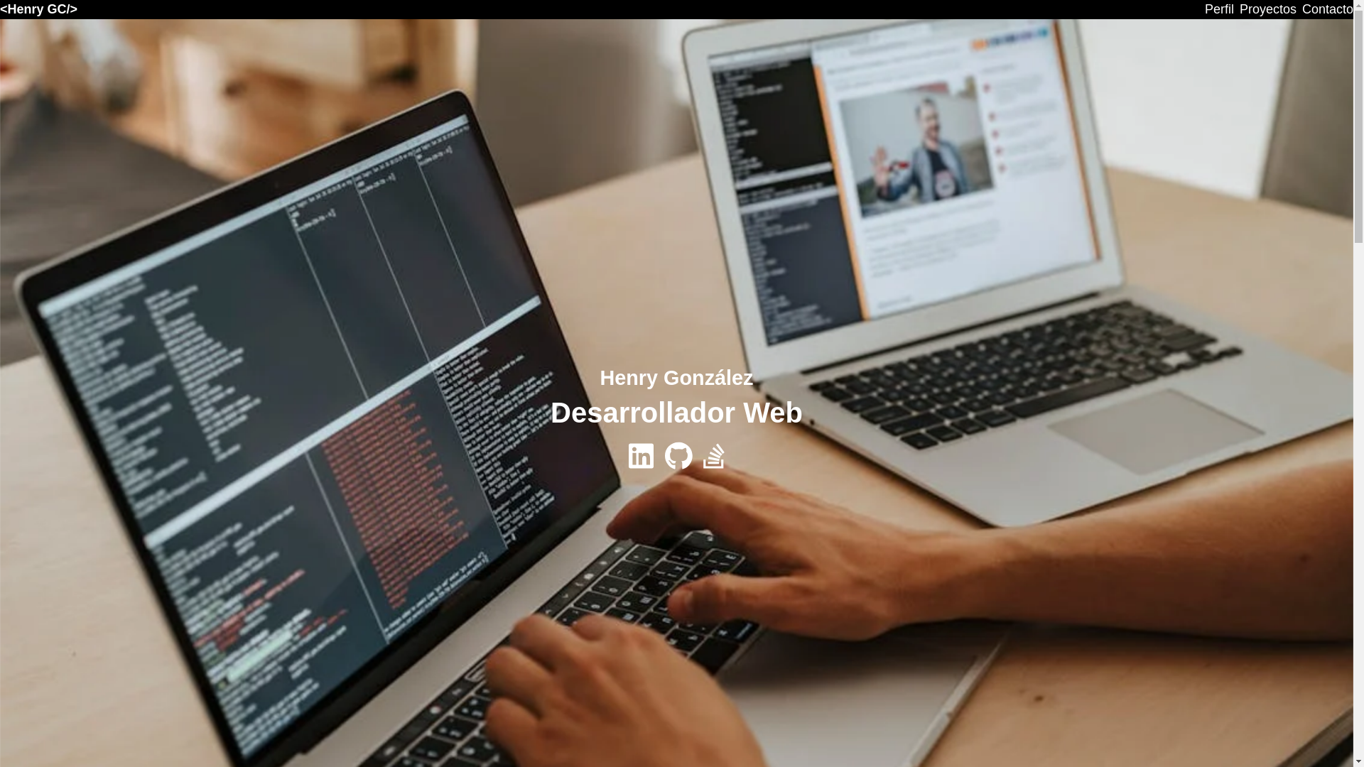 website screenshot of https://henrygc.pages.dev/