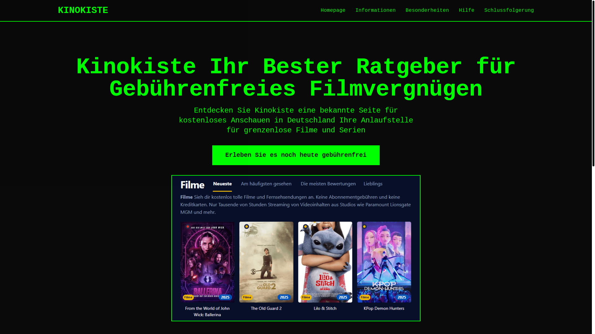 website screenshot of https://kinokiste-0eq8.pages.dev/