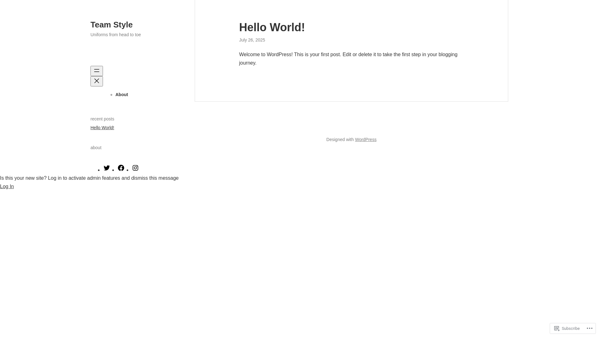 website screenshot of https://teamstyleau.com/