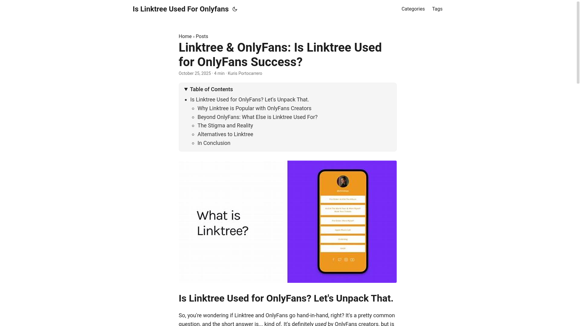 website screenshot of https://is-linktree-used-for-onlyfans.pages.dev/