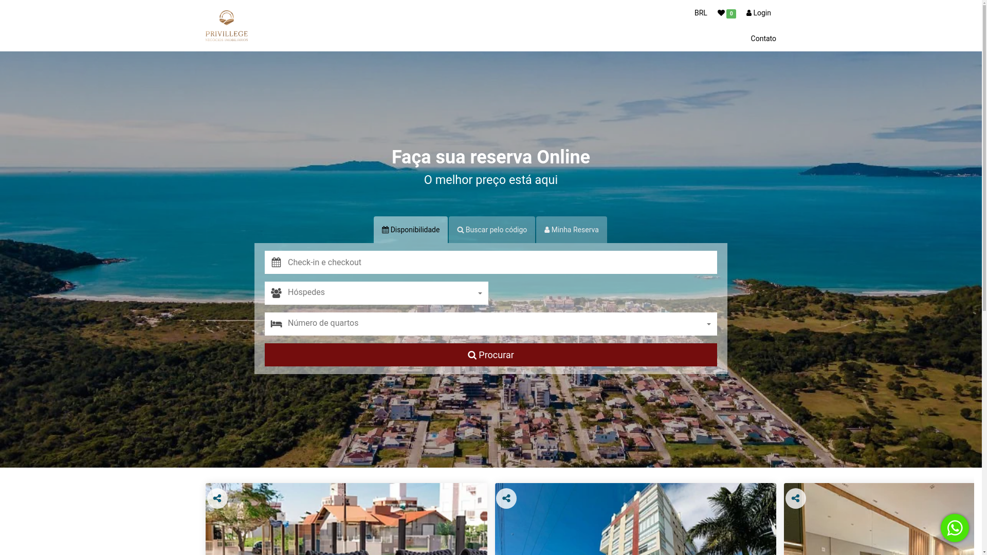 website screenshot of https://privillegetemporada.com.br/