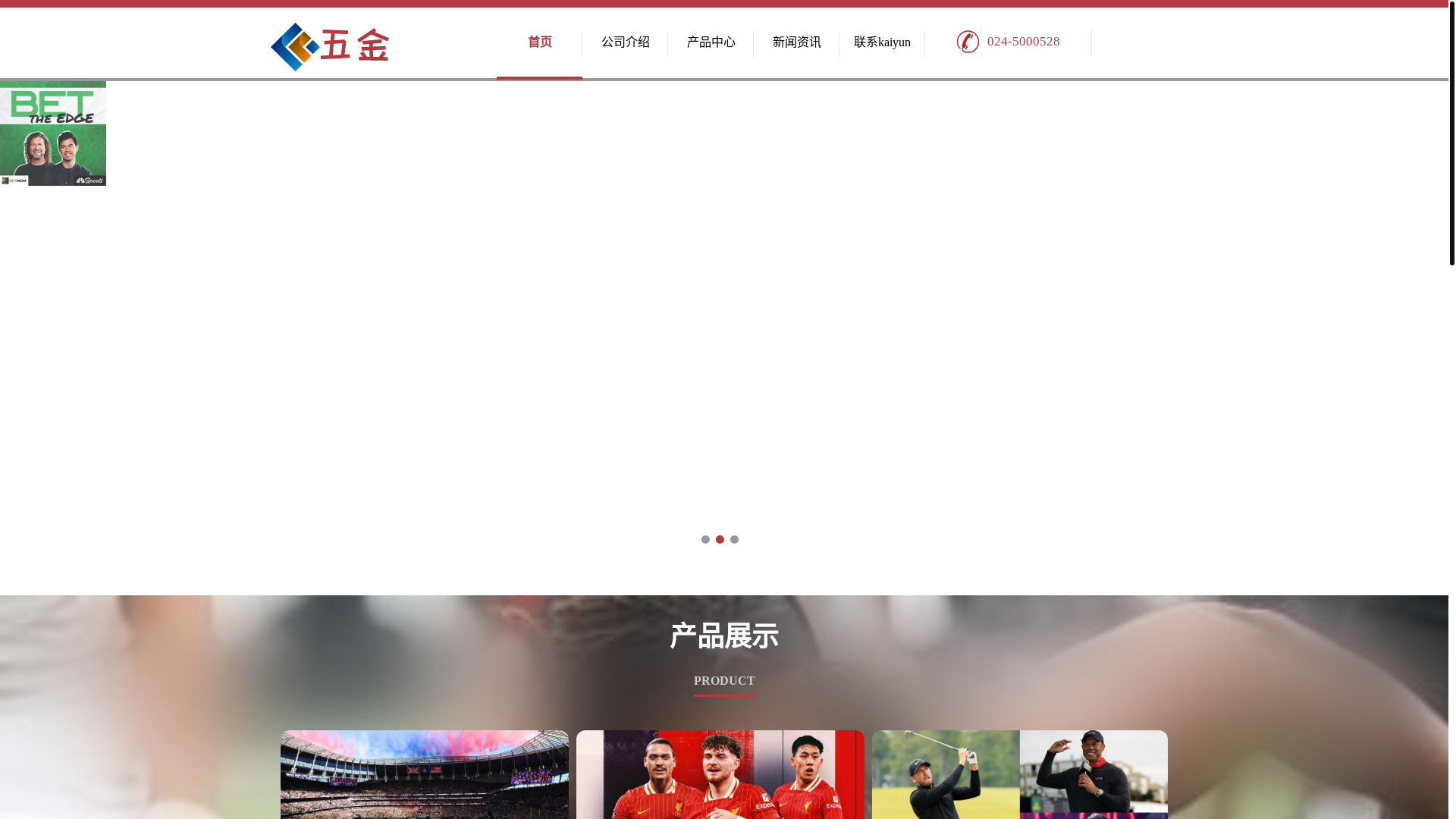 website screenshot of https://cn-ky-sports.net/