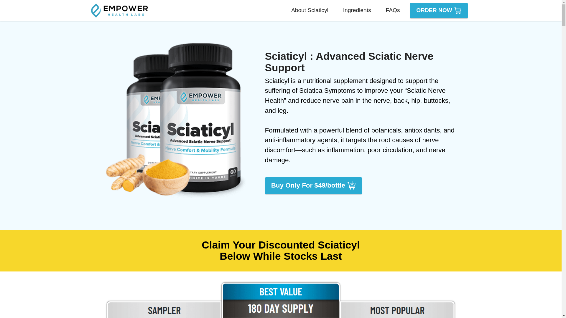website screenshot of https://www-sciaticyl.com/