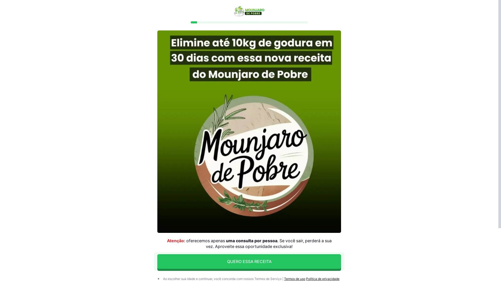 website screenshot of https://receitamounjarodepobre.shop/