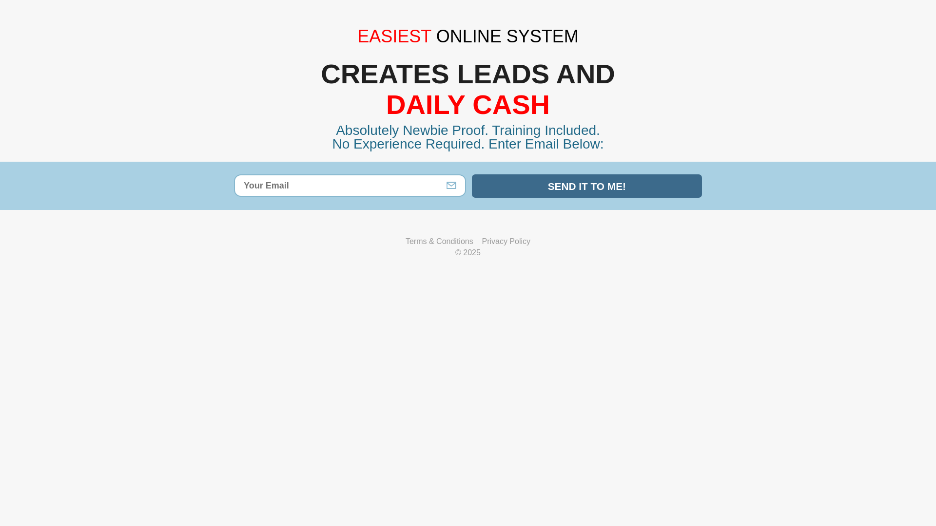 website screenshot of https://easyliststarter.com/