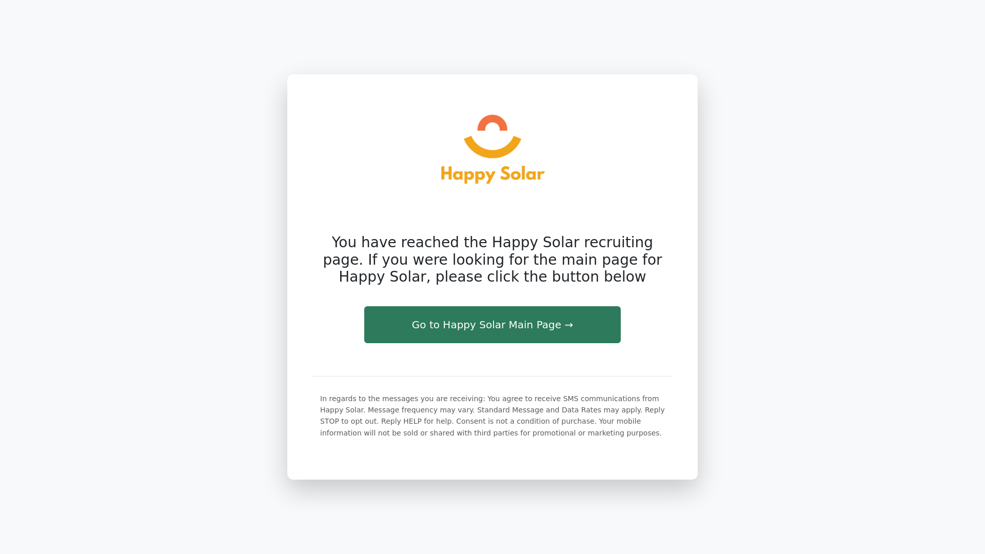 website screenshot of https://happpysolarjobs.com/