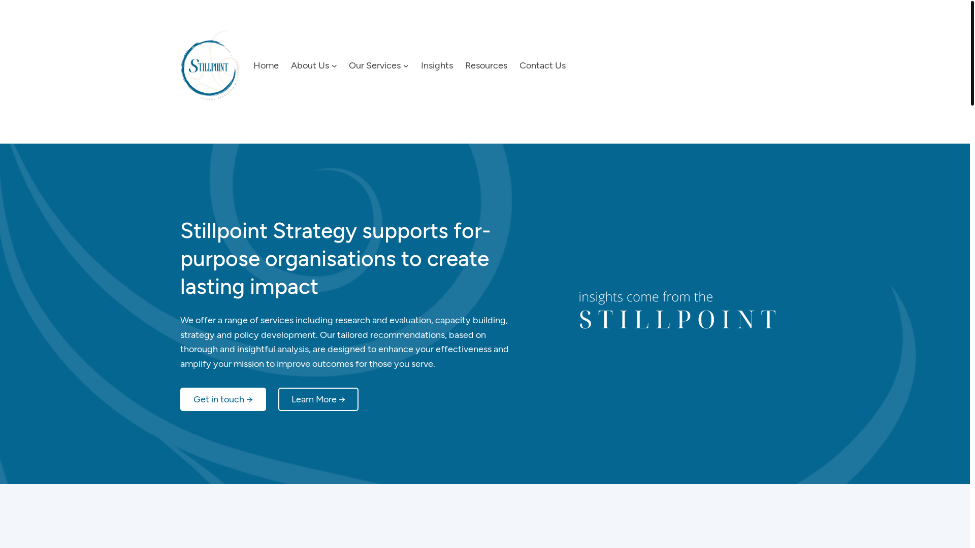 website screenshot of https://stillpointstrategy.online/