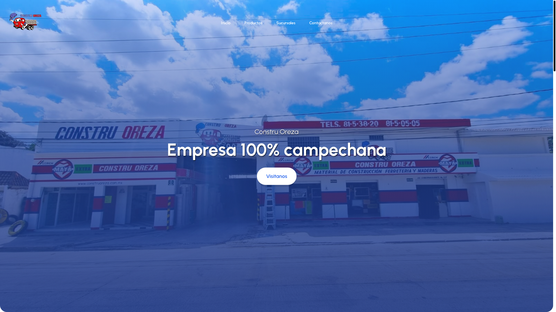 website screenshot of https://construoreza.mx/