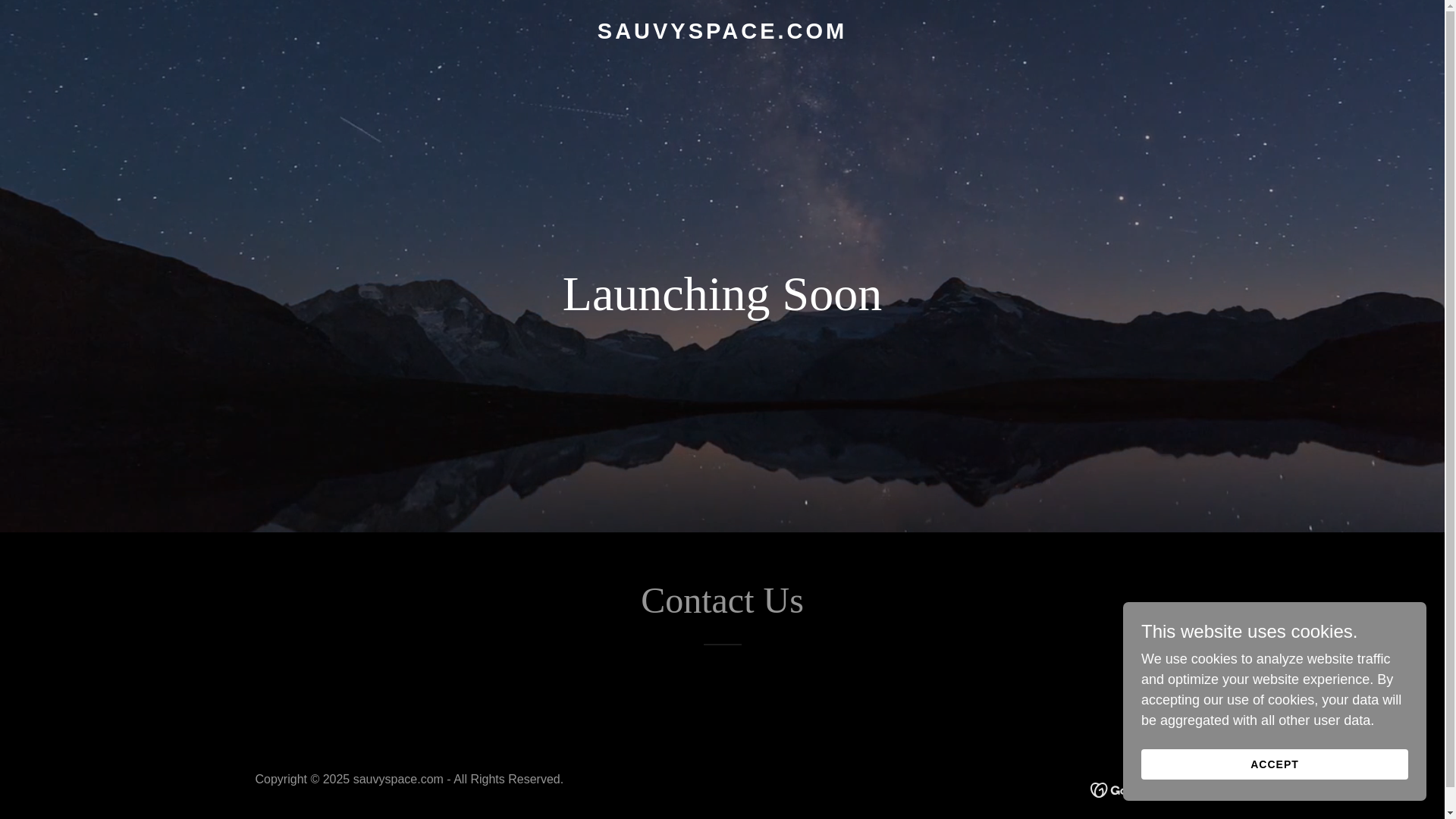 website screenshot of https://sauvyspace.com/