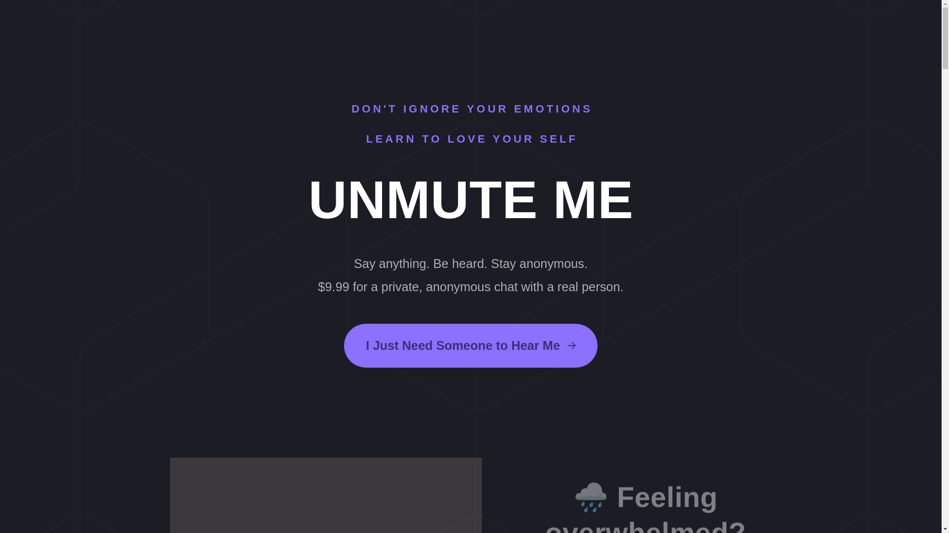 website screenshot of https://unsaidspace.com/