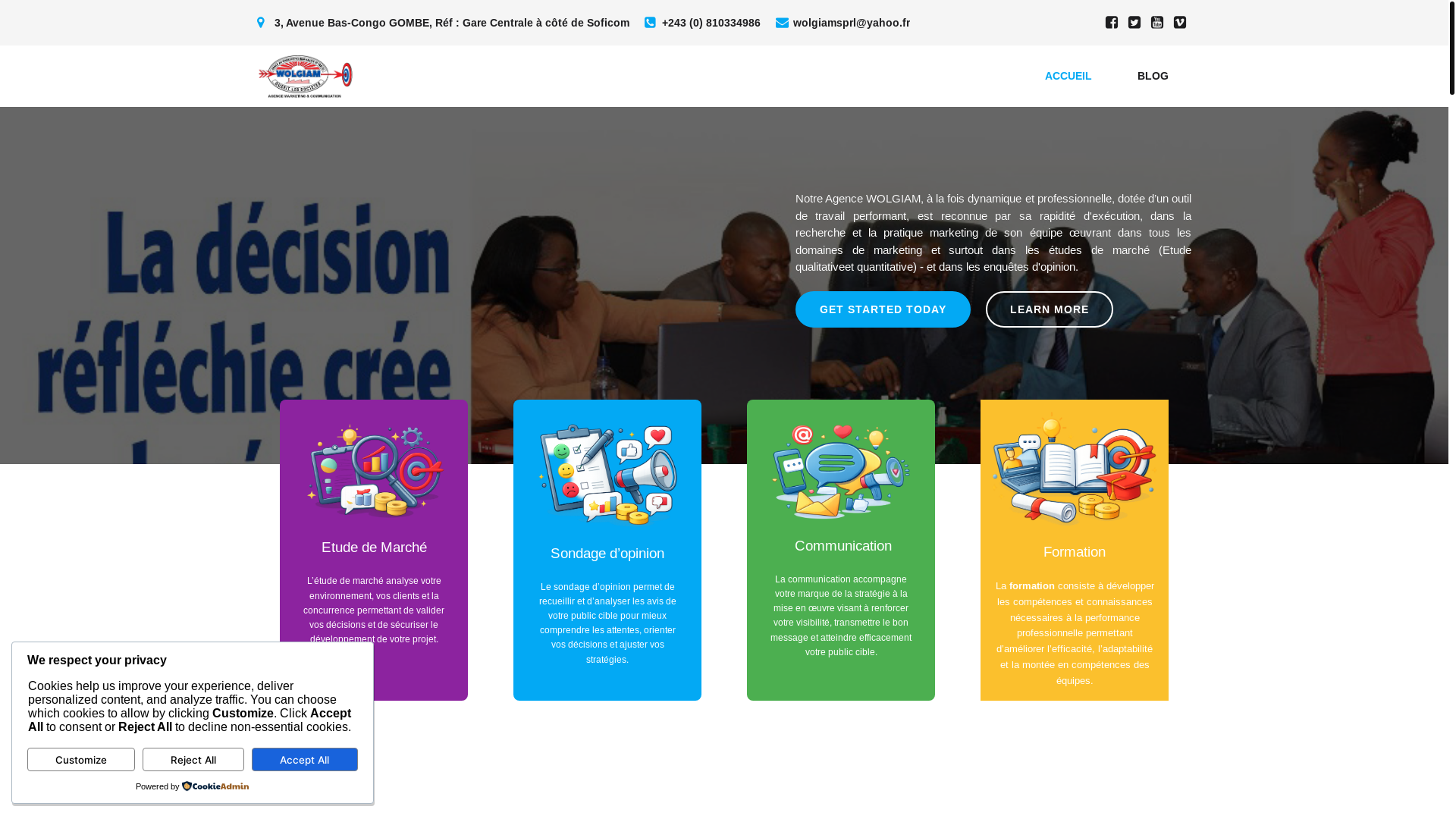 website screenshot of https://wolgiam.com/