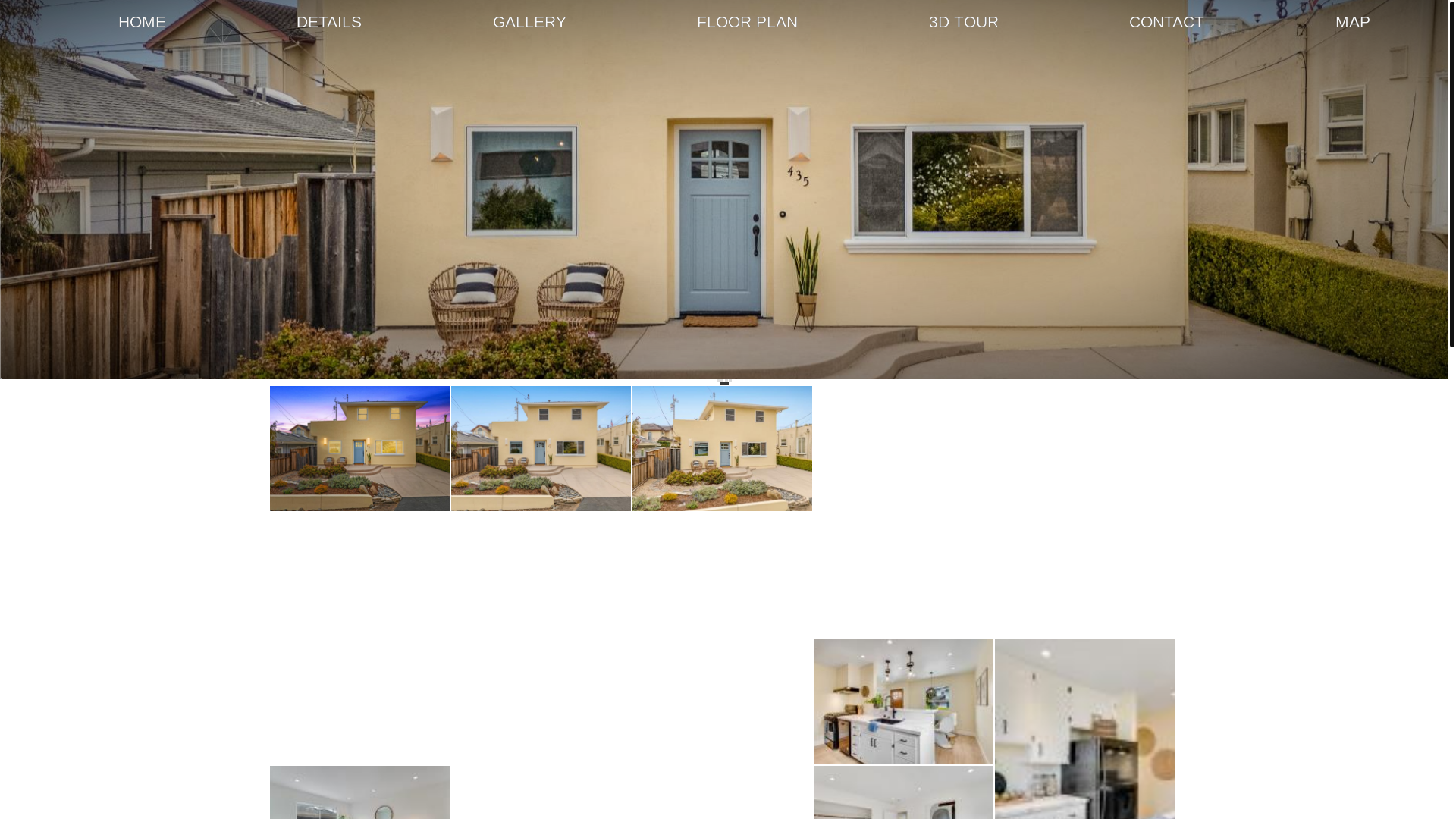 website screenshot of https://435coates.com/